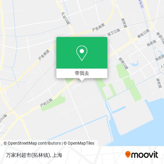 万家利超市(拓林镇)地图