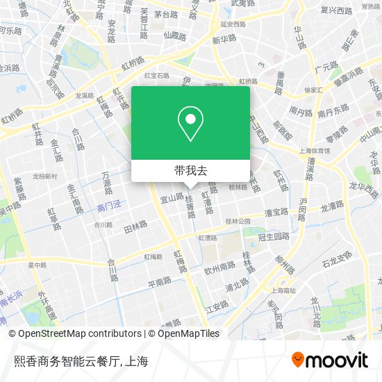 熙香商务智能云餐厅地图