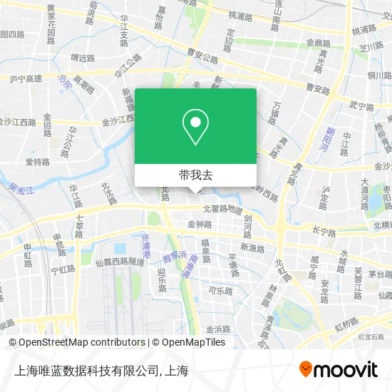 上海唯蓝数据科技有限公司地图