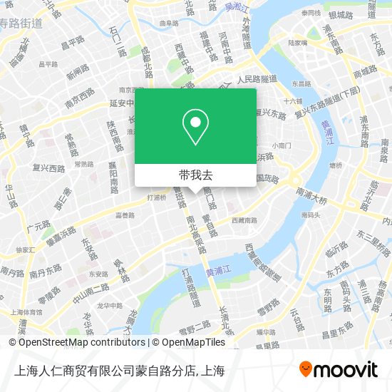 上海人仁商贸有限公司蒙自路分店地图