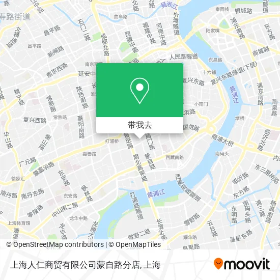 上海人仁商贸有限公司蒙自路分店地图