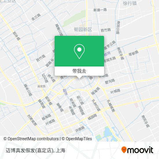 迈博真发假发(嘉定店)地图