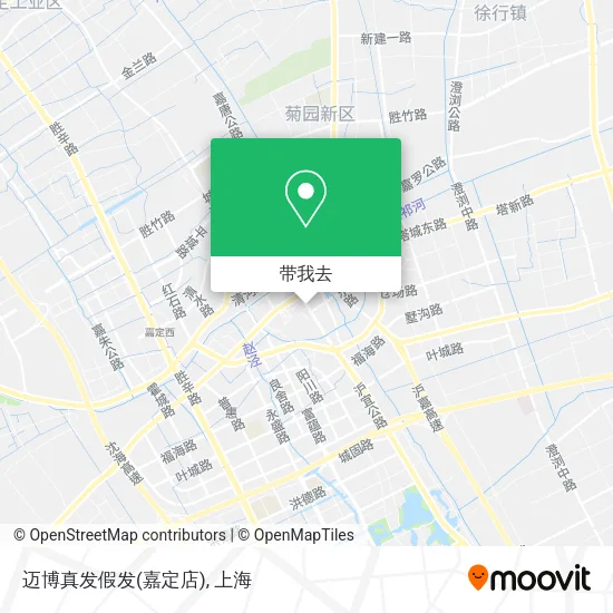 迈博真发假发(嘉定店)地图