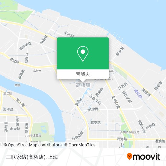 三联家纺(高桥店)地图