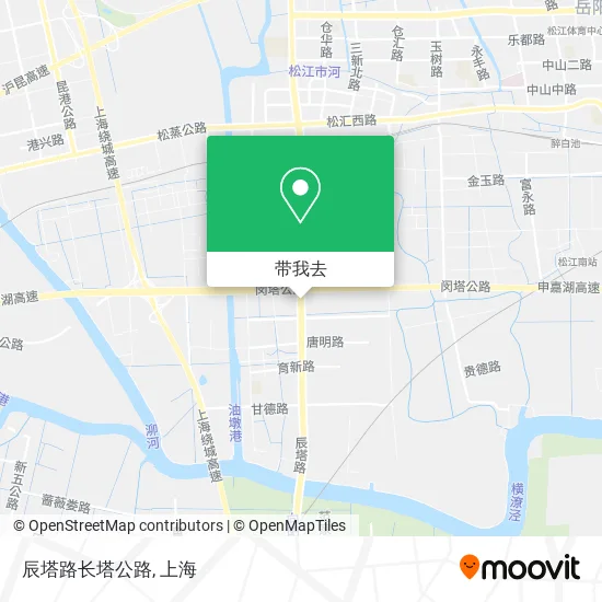 辰塔路长塔公路地图