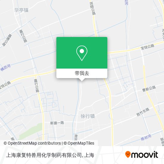 上海康复特兽用化学制药有限公司地图
