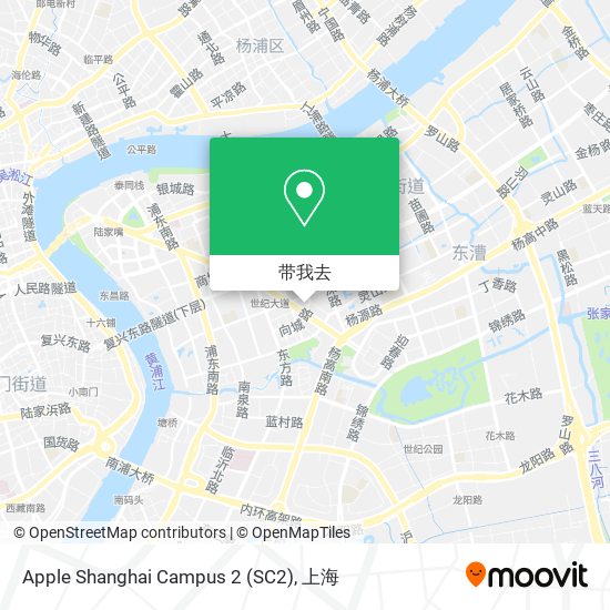 Apple Shanghai Campus 2 (SC2)地图