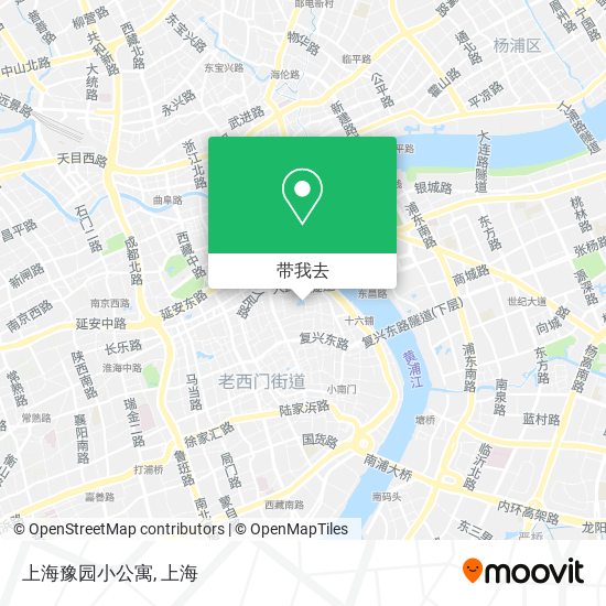 上海豫园小公寓地图