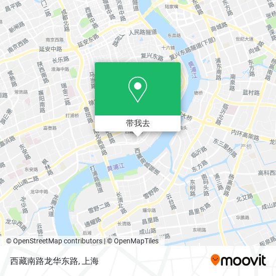 西藏南路龙华东路地图