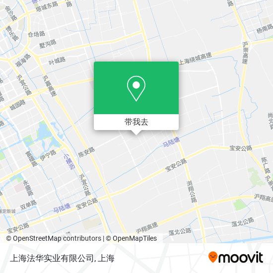 上海法华实业有限公司地图