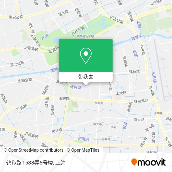 锦秋路1588弄5号楼地图