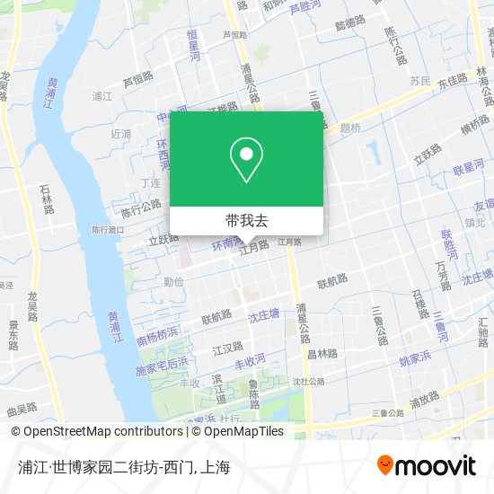 浦江·世博家园二街坊-西门地图