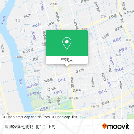 世博家园七街坊-北2门地图