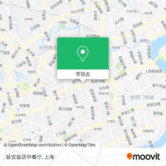 延安饭店中餐厅地图