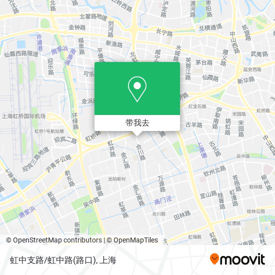 虹中支路/虹中路(路口)地图