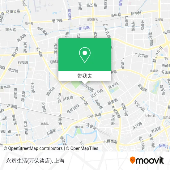 永辉生活(万荣路店)地图
