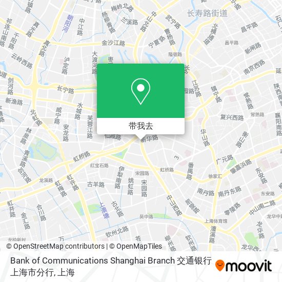 Bank of Communications Shanghai Branch 交通银行 上海市分行地图
