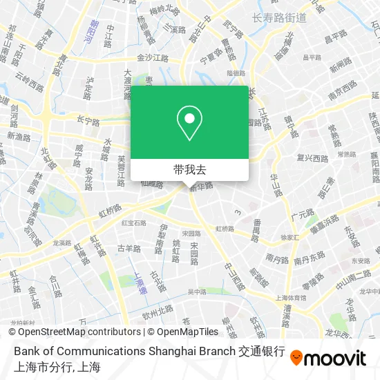 Bank of Communications Shanghai Branch 交通银行 上海市分行地图