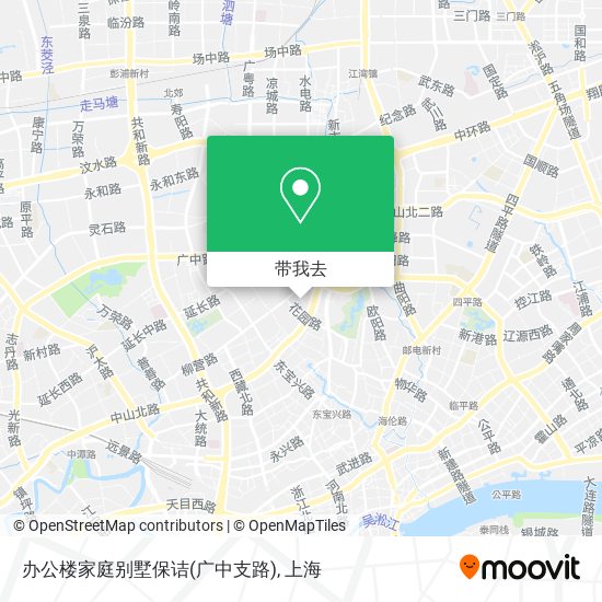 办公楼家庭别墅保诘(广中支路)地图