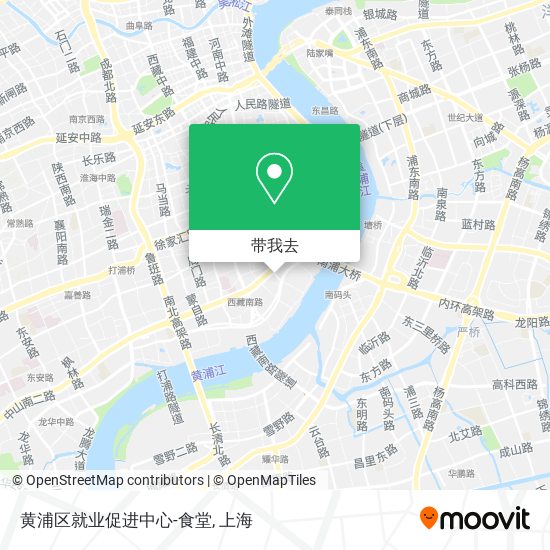 黄浦区就业促进中心-食堂地图