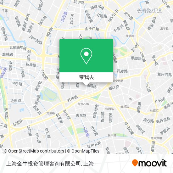 上海金牛投资管理咨询有限公司地图
