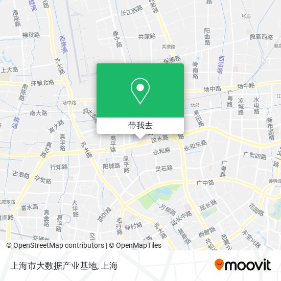 上海市大数据产业基地地图
