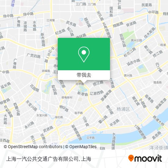 上海一汽公共交通广告有限公司地图
