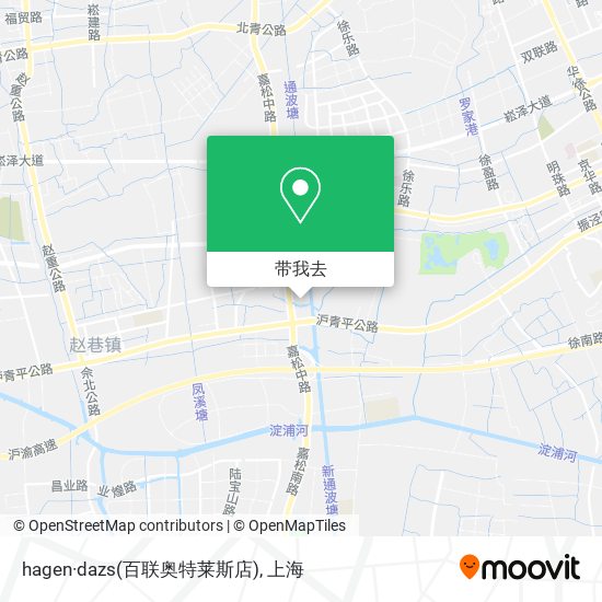 hagen·dazs(百联奥特莱斯店)地图