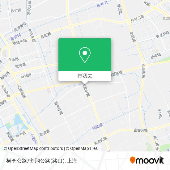 横仓公路/浏翔公路(路口)地图