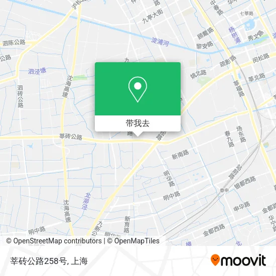 莘砖公路258号地图
