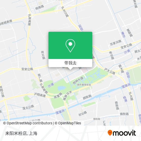 来阳米粉店地图