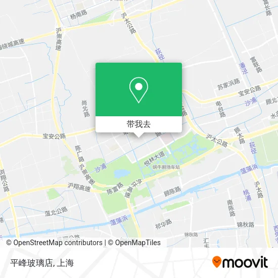 平峰玻璃店地图