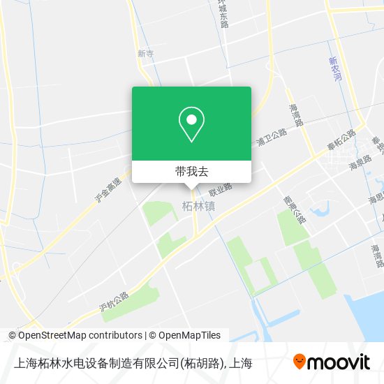 上海柘林水电设备制造有限公司(柘胡路)地图