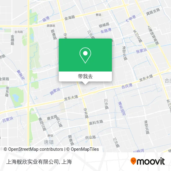 上海舰欣实业有限公司地图