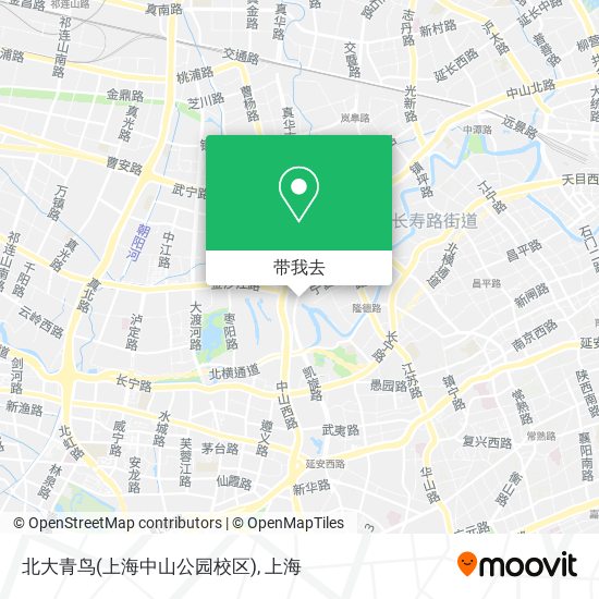 北大青鸟(上海中山公园校区)地图