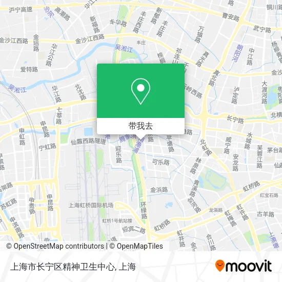 上海市长宁区精神卫生中心地图