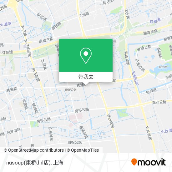nusoup(康桥dhl店)地图