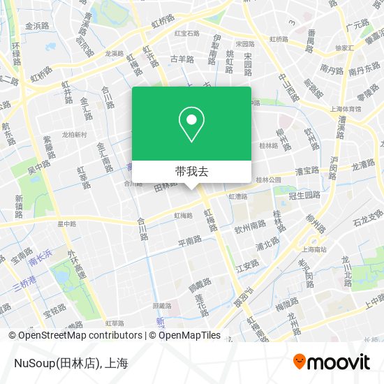 NuSoup(田林店)地图
