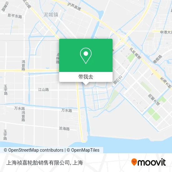 上海祯嘉轮胎销售有限公司地图