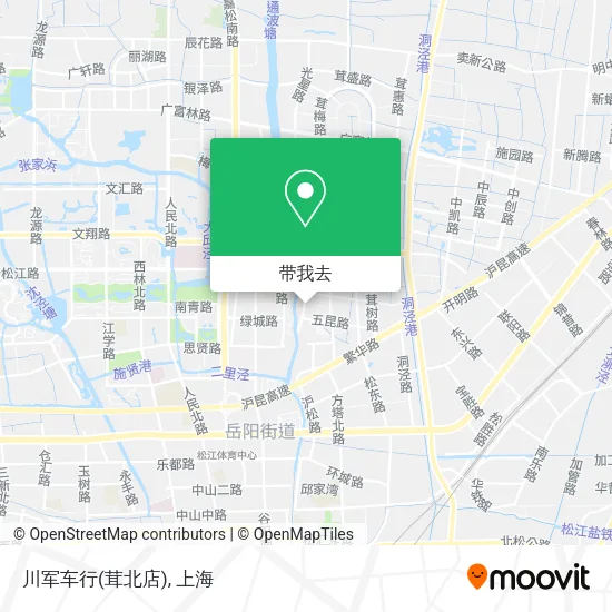 川军车行(茸北店)地图