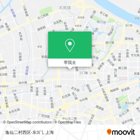 逸仙二村西区-东3门地图