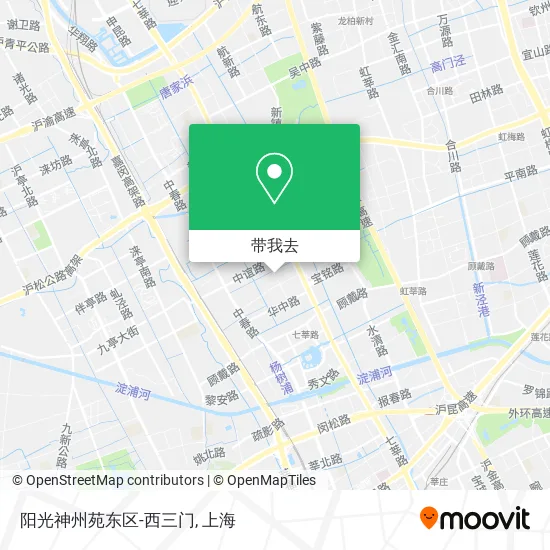 阳光神州苑东区-西三门地图