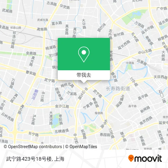 武宁路423号18号楼地图