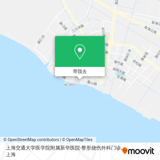 上海交通大学医学院附属新华医院-整形烧伤外科门诊地图
