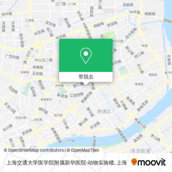 上海交通大学医学院附属新华医院-动物实验楼地图