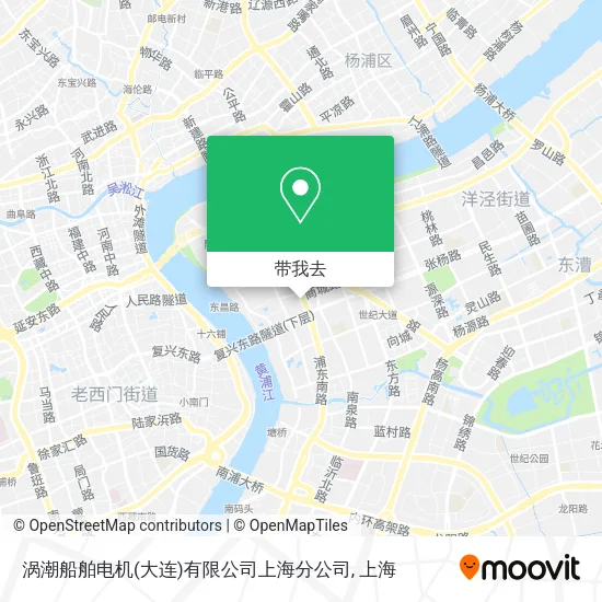 涡潮船舶电机(大连)有限公司上海分公司地图