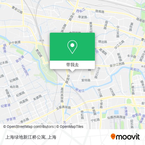 上海绿地新江桥公寓地图