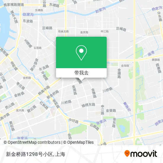 新金桥路1298号小区地图