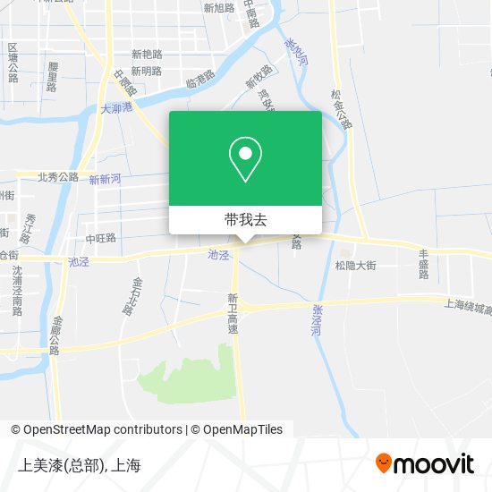 上美漆(总部)地图
