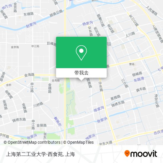 上海第二工业大学-西食苑地图